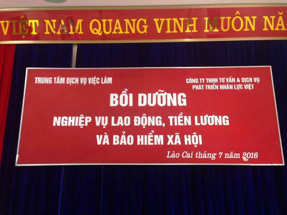 Đào tạo nghiệp vụ Lao động, tiền lương và bảo hiểm xã hội cho các doanh nghiệp trên địa bàn tỉnh Lào Cai